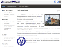 Tablet Screenshot of datasoft.cz